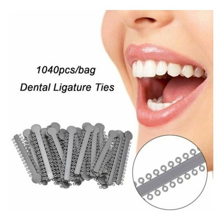 Ligaduras Ortodoncia Elásticos Transparentes O Plateadas 3