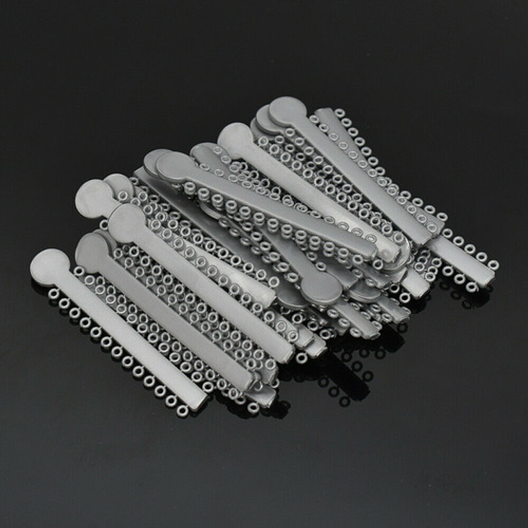 Ligaduras Ortodoncia Elásticos Transparentes O Plateadas 6