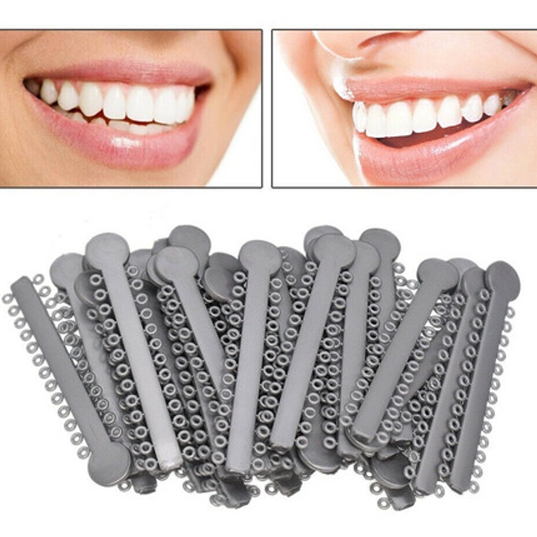 Ligaduras Ortodoncia Elásticos Transparentes O Plateadas 7