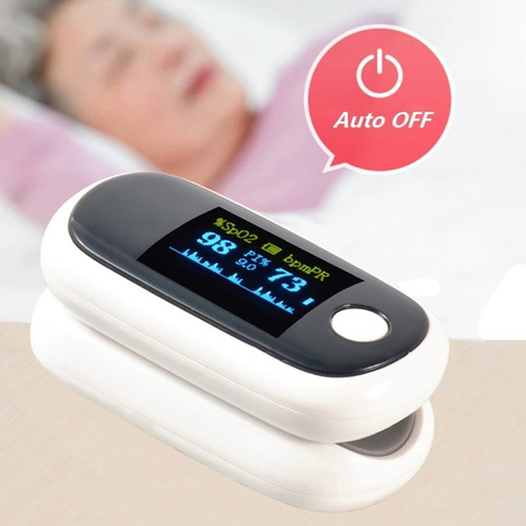Oximetro De Pulso Usb Saturómetro Recargable Estuche Stgo 5
