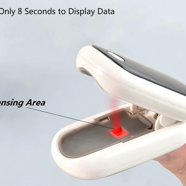 Oximetro De Pulso Usb Saturómetro Recargable Estuche Stgo 6