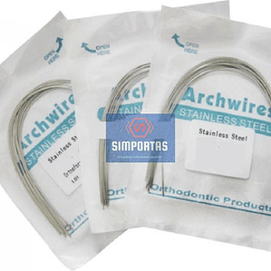 Arco Acero Ortodoncia Redondo 10u/sobre Santiago