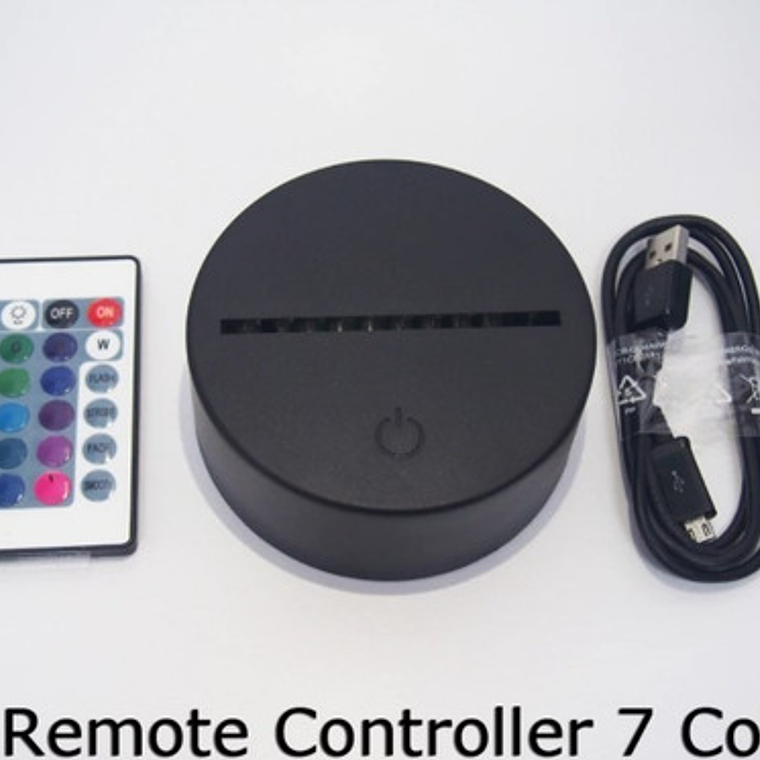 Lámpara Led 3d Switch Colores Diente Muela Usb Control Stgo. 5