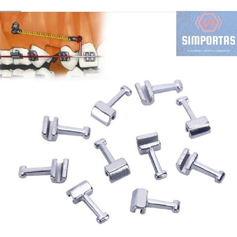 Crimpables Hook Ortodoncia Bolsita 10u Santiago 2