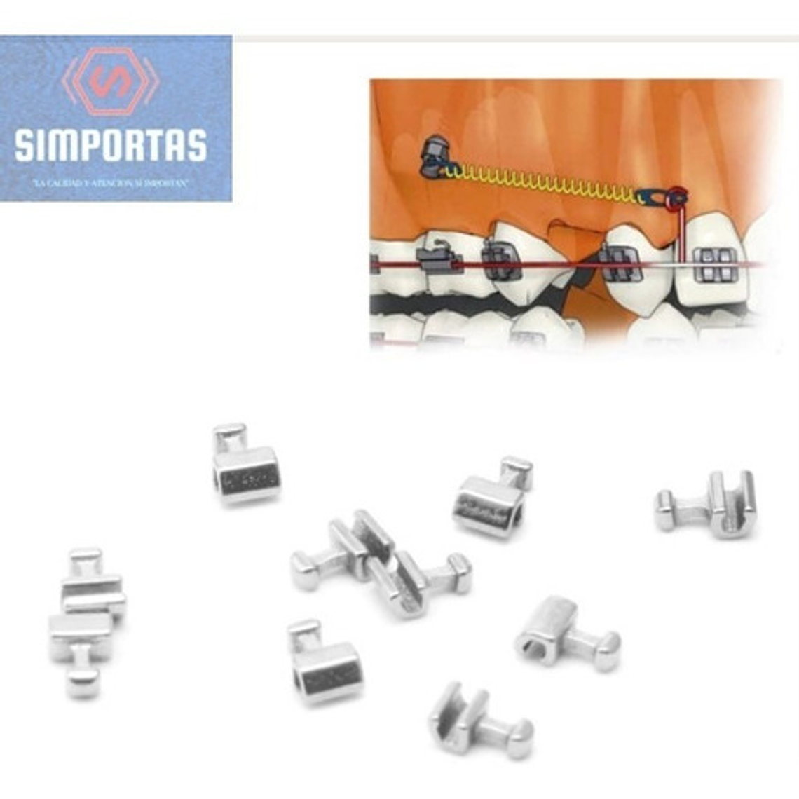 Crimpables Hook Ortodoncia Bolsita 10u Santiago 17