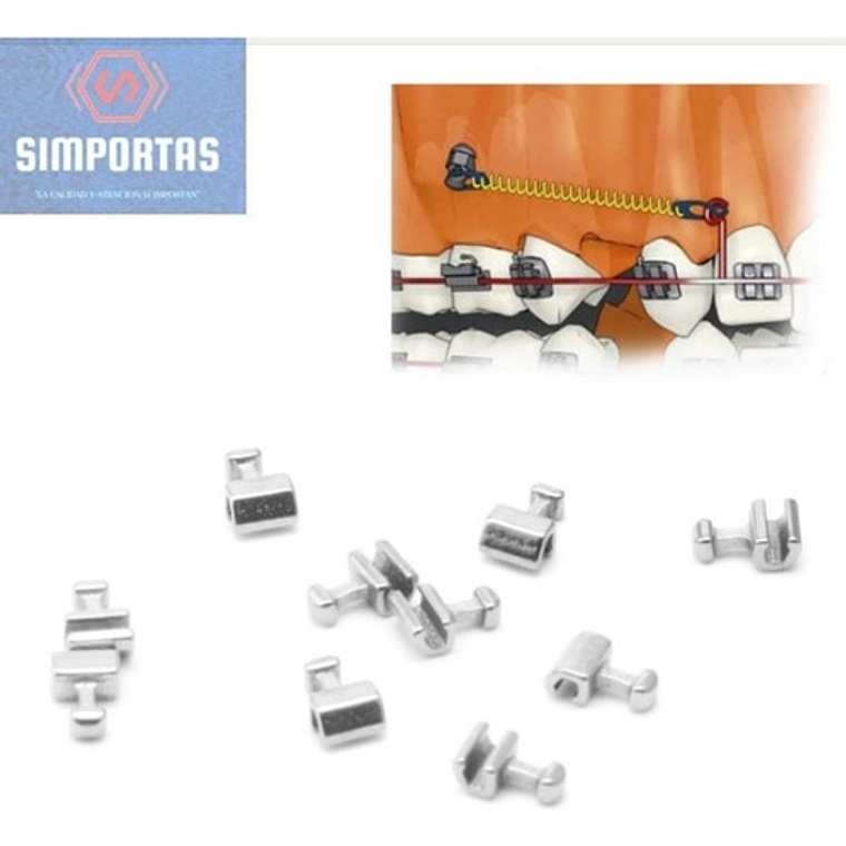 Crimpables Hook Ortodoncia Bolsita 10u Santiago 17