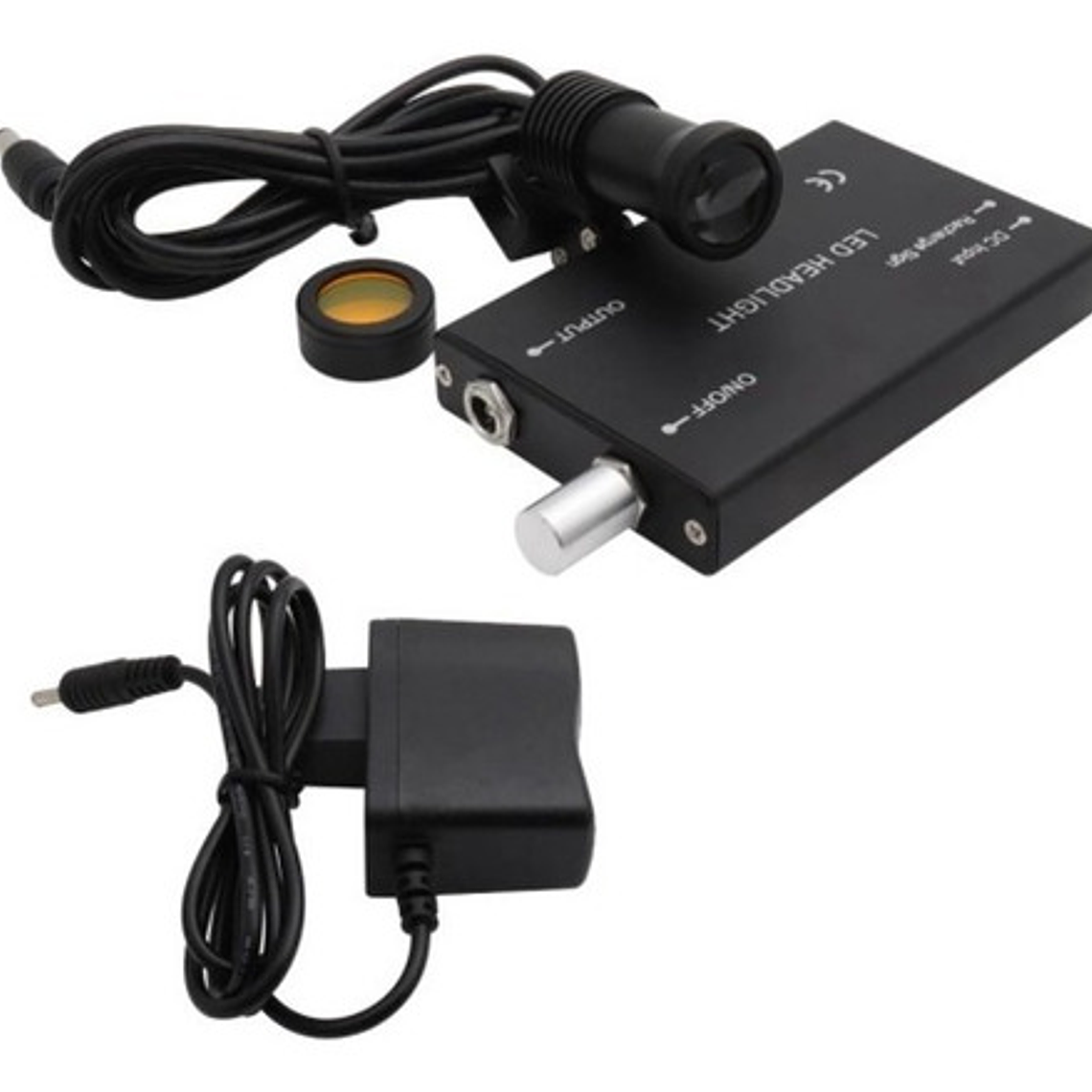 Lupas Binoculares Quirúrgicas 3.5 X 420 Luz Led Maletín Stgo 25