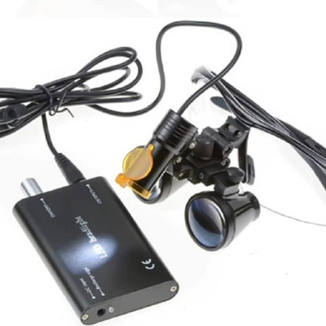 Lupas Binoculares Quirúrgicas 3.5 X 420 Luz Led Maletín Stgo 26