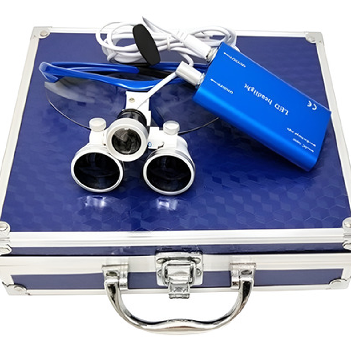 Lupas Binoculares Quirúrgicas 3.5 X 420 Luz Led Maletín Stgo 27