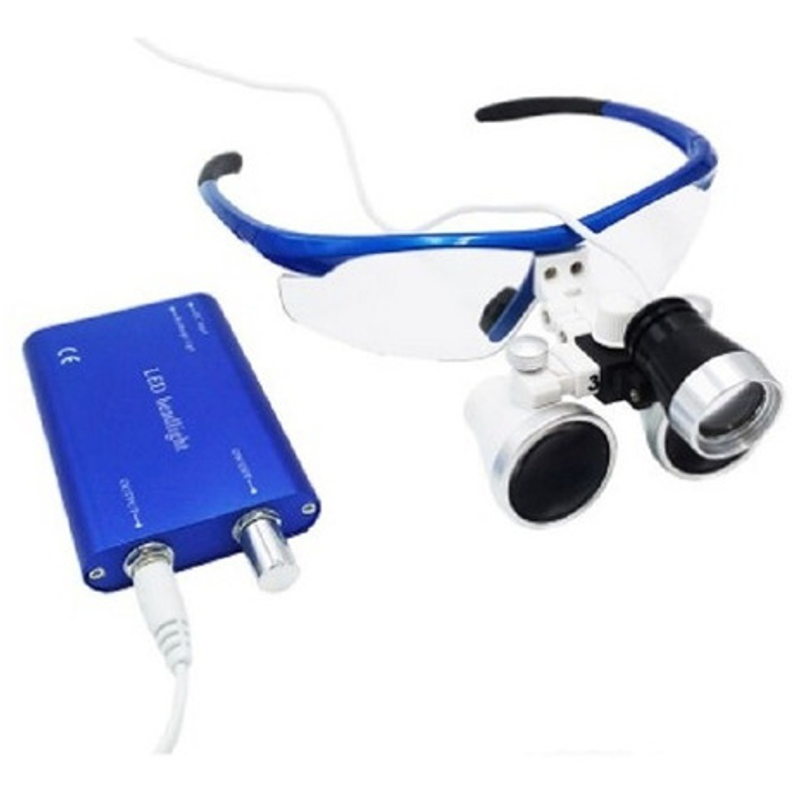 Lupas Binoculares Quirúrgicas 3.5 X 420 Luz Led Maletín Stgo 32