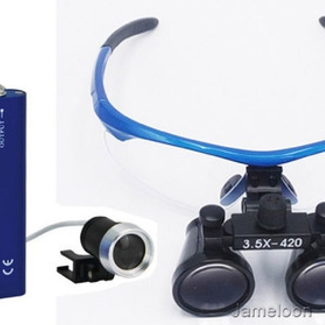 Lupas Binoculares Quirúrgicas 3.5 X 420 Luz Led Maletín Stgo 34