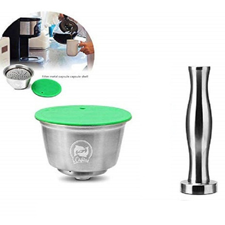 Set Completo Dolce Gusto Cápsula Acero Apisonador Moledero 2