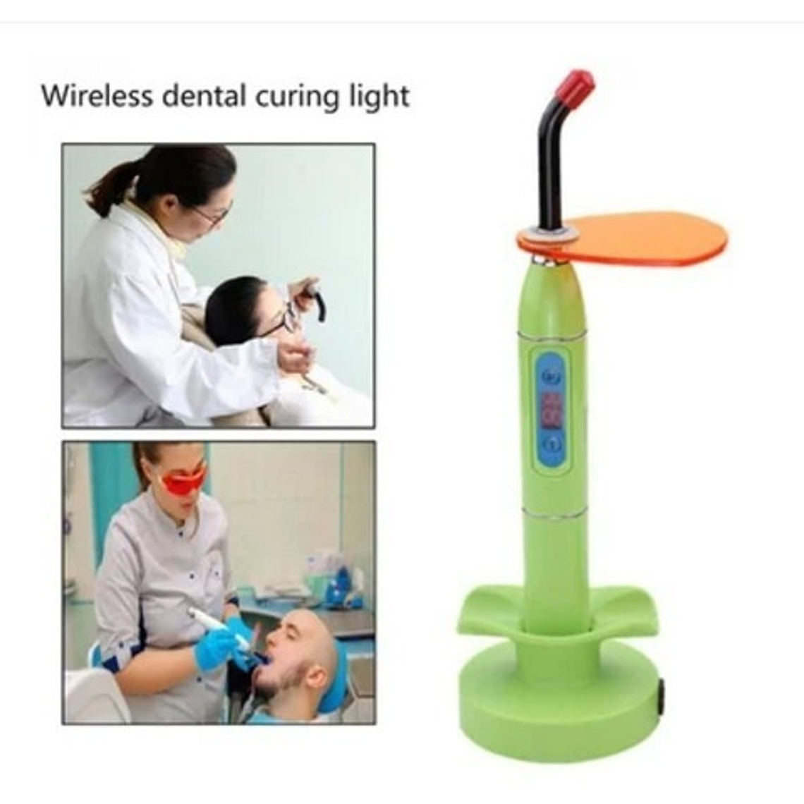 Lámpara Fotocurado Halógena Dental Cromada 2000 Mws Santiago 41