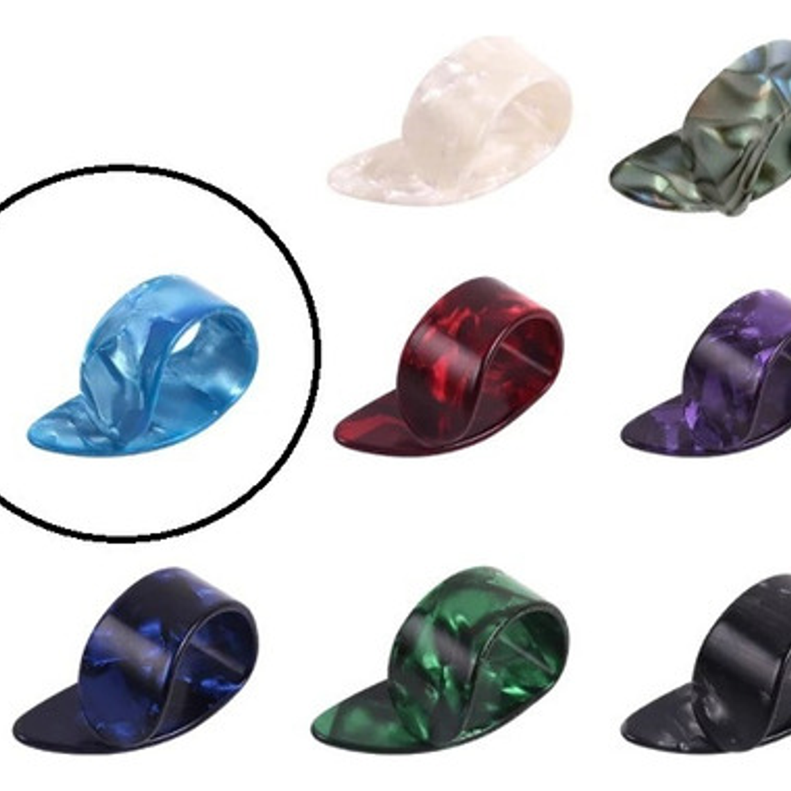 Protectores Dedos Guitarra Tipo Uñeta 4 En Uno Santiago 7