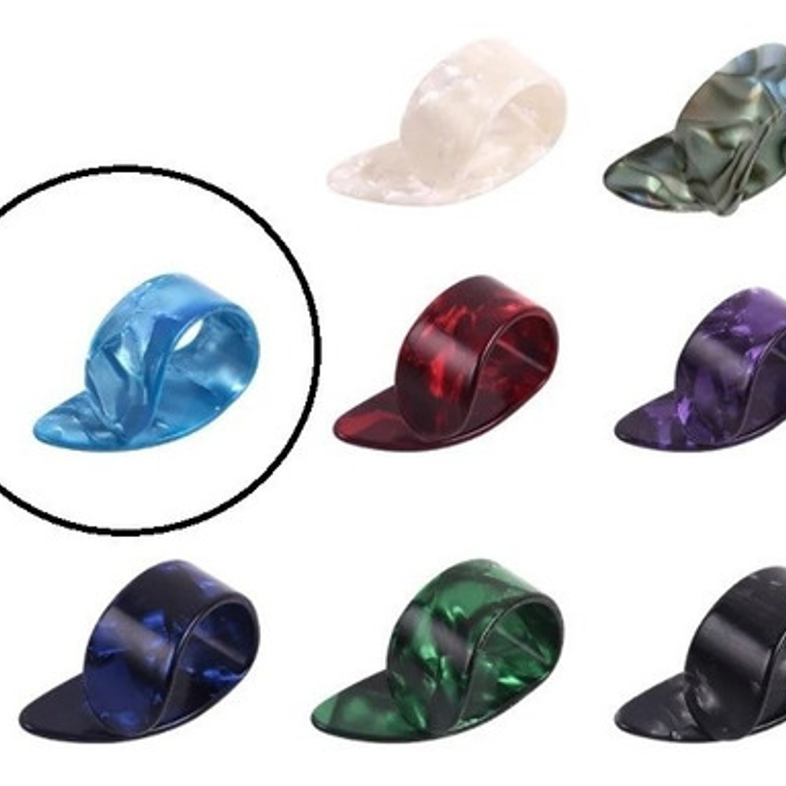 Protectores Dedos Guitarra Tipo Uñeta 4 En Uno Santiago 14