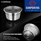 Capsula Dolce Gusto Reutilizable Con Tapa Metálica Premium - Miniatura 2