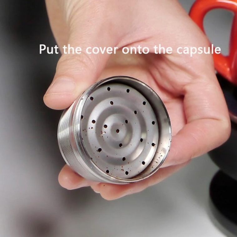 Capsula Dolce Gusto Reutilizable Con Tapa Metálica Premium 7