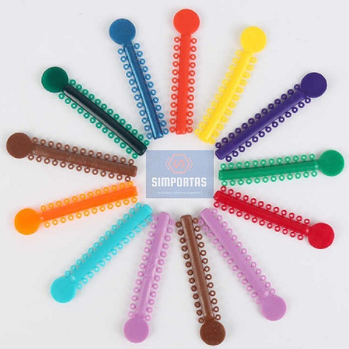 Ligaduras Ortodoncia Elásticos Multicolores Las Más Lindas 5