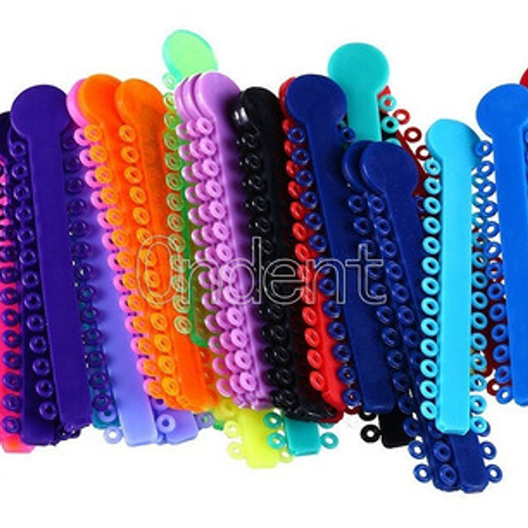 Ligaduras Ortodoncia Elásticos Multicolores Las Más Lindas 6