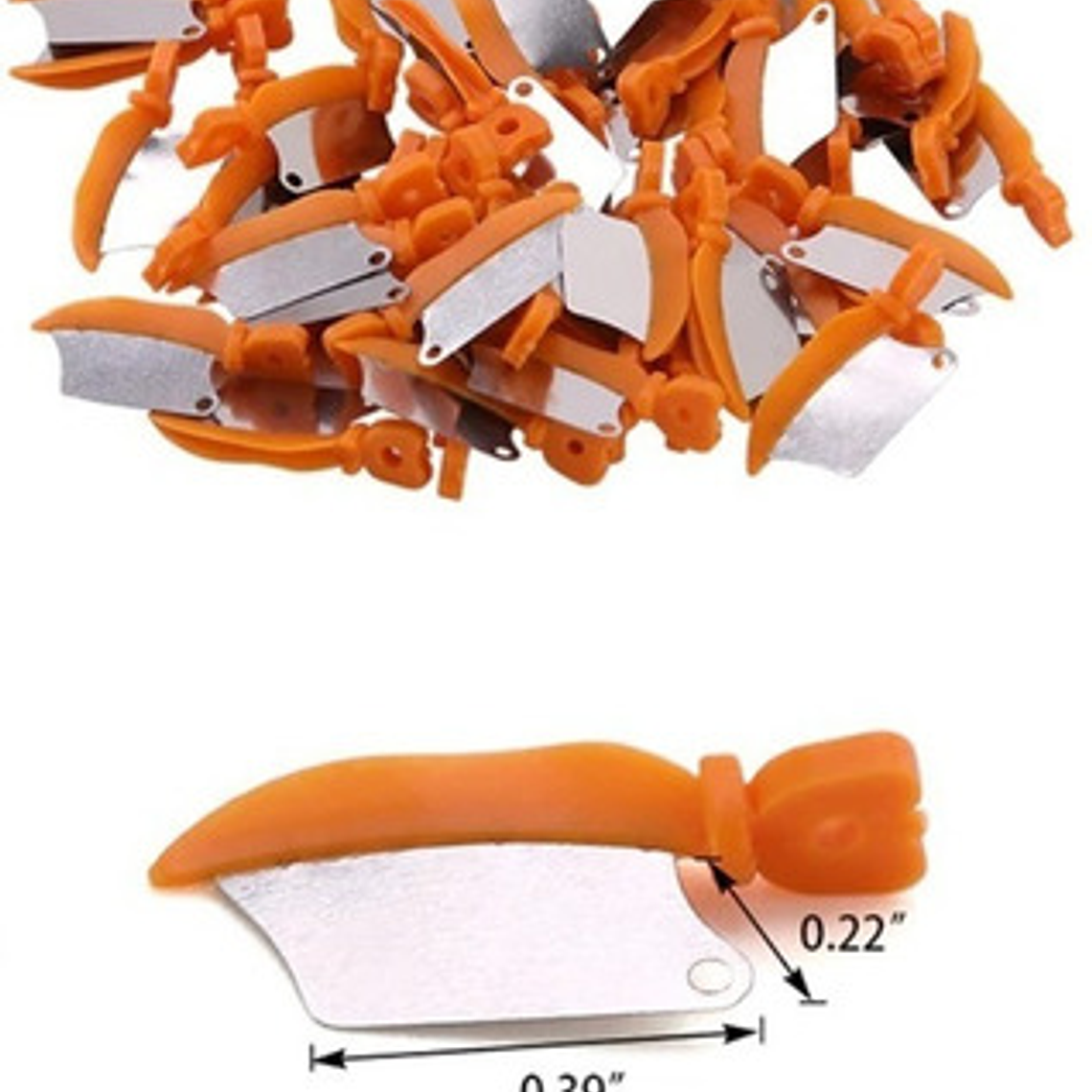 Cuñas Plásticas C/ Banda Incorporada Cajita 50u Calidad Stgo 19