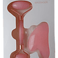Rodillo Facial Roller Cuarzo Rosado Doble Masajes Santiago - Miniatura 1