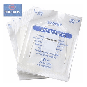 Arco Estético Ortodoncia Blanco Rectangular O Cuadrado