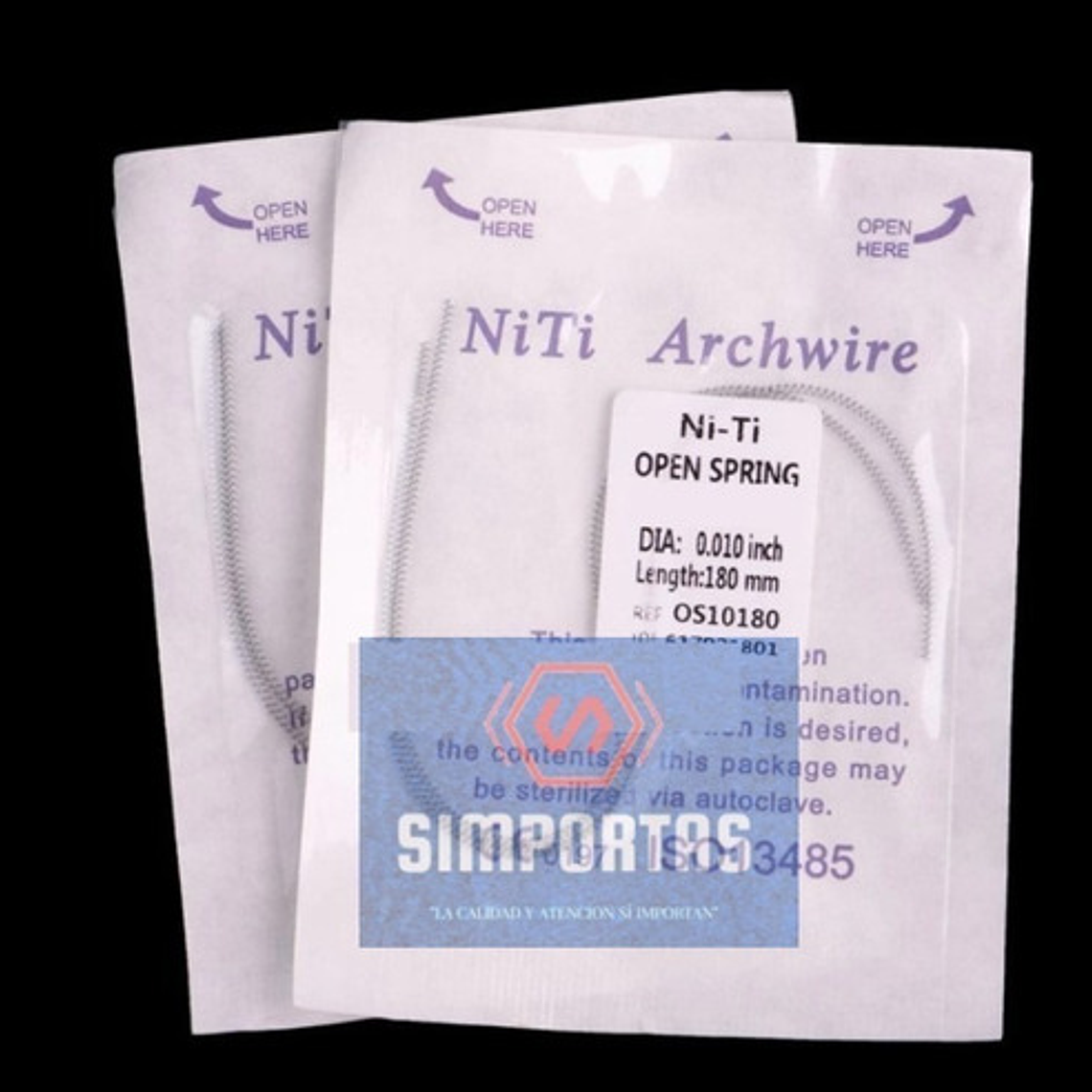 Resorte Abierto Ortodoncia (open Spring) Medidas Sobre Stgo. 2