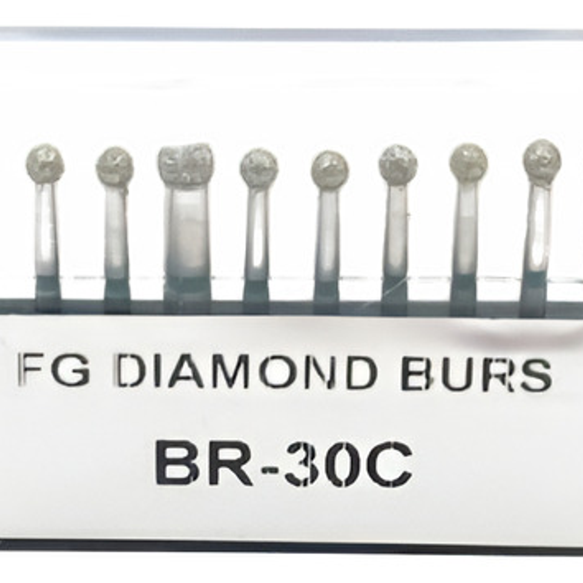 Fresas Redondas Piedras Diamante Odontología Br-30c Set 10u 2