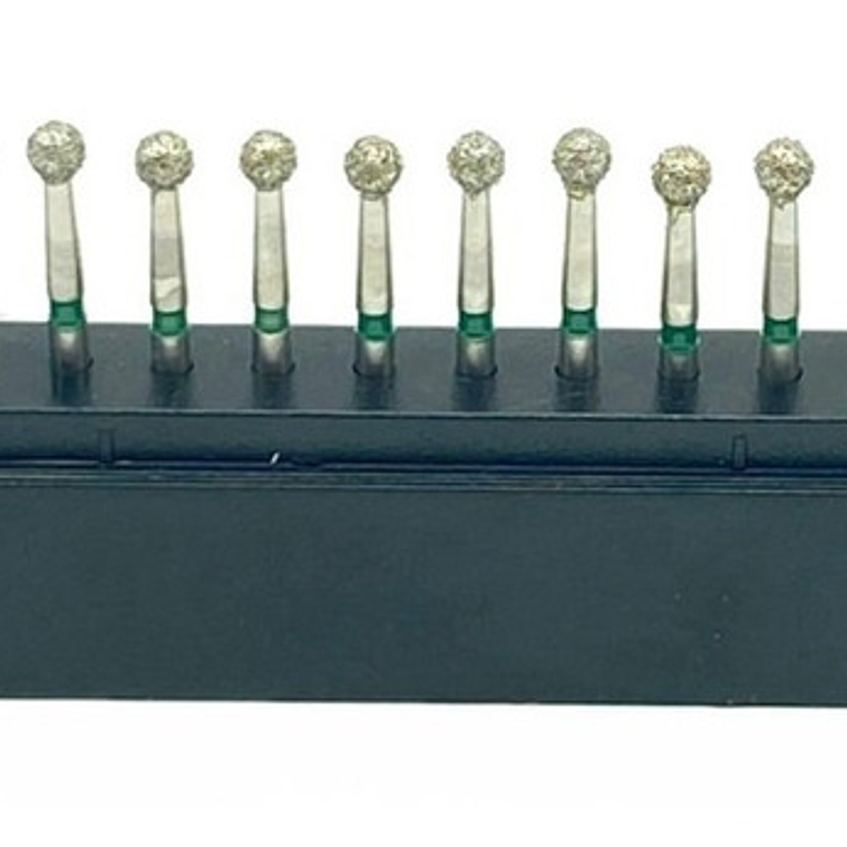 Fresas Redondas Piedras Diamante Odontología Br-30c Set 10u 4