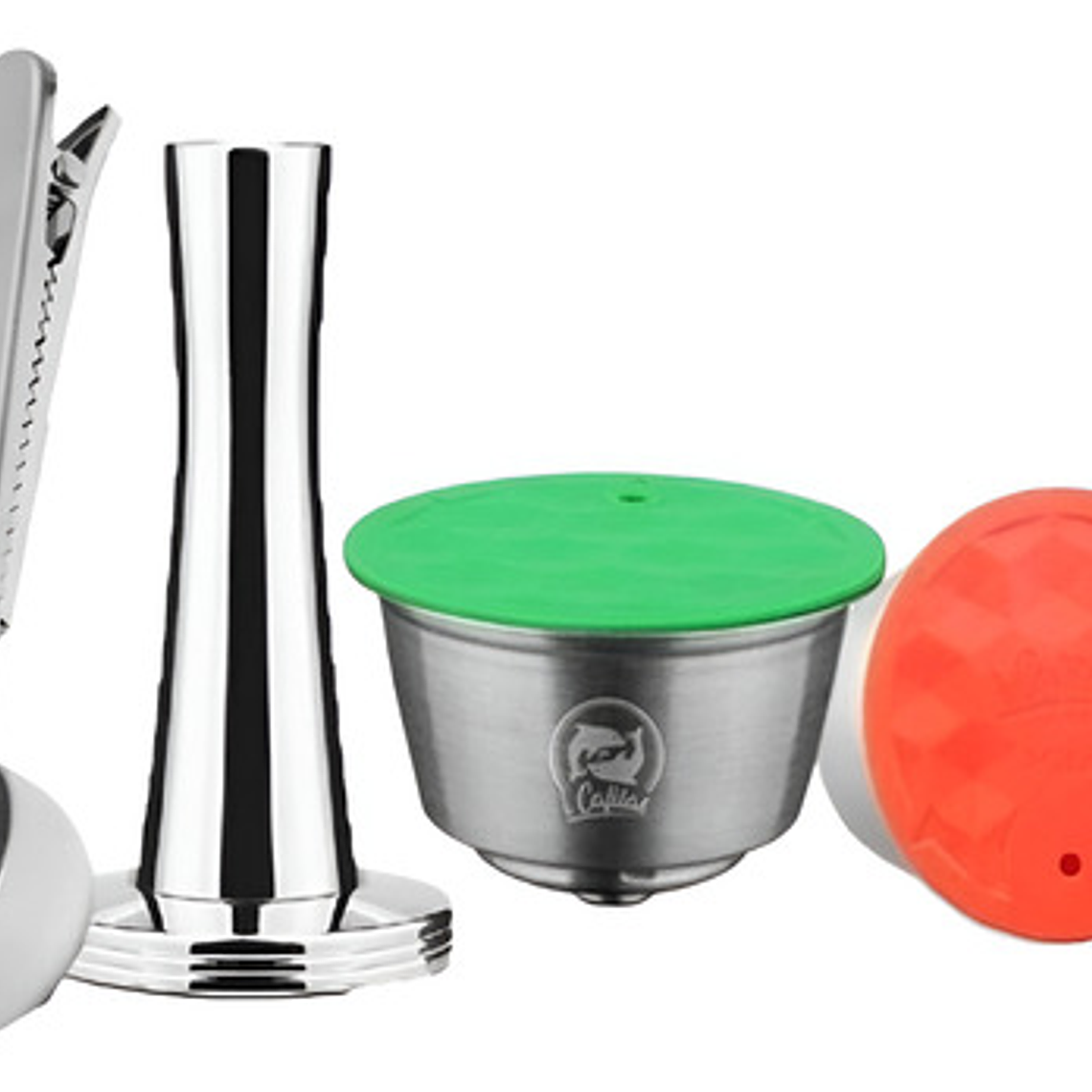 Kit Capsulas Dolce Gusto Acero Café Y Leche + Accesorios  1