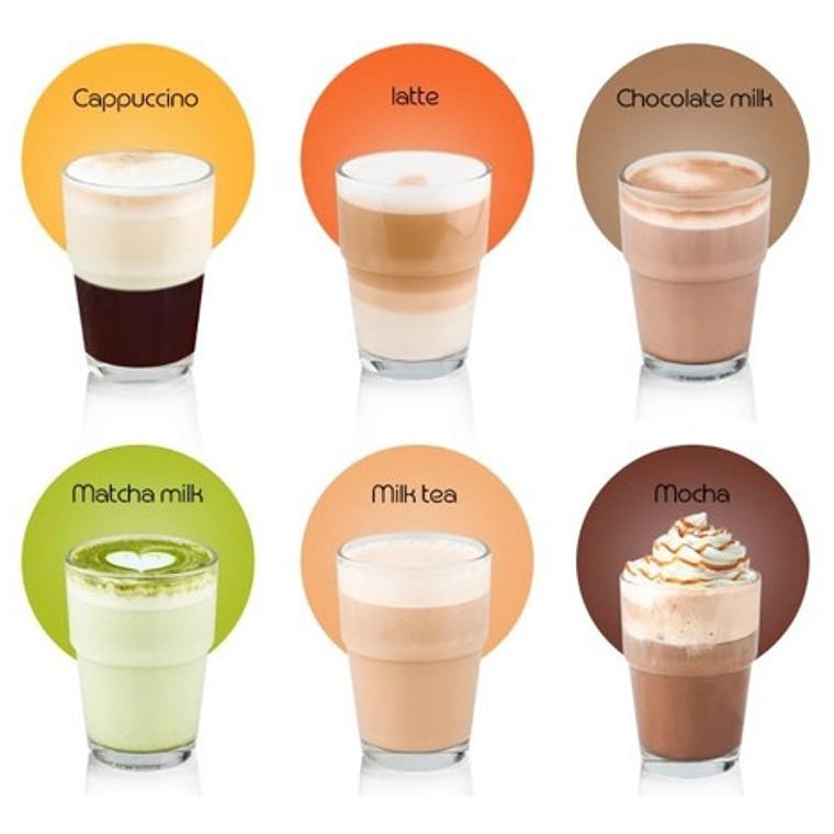 Kit Capsulas Dolce Gusto Acero Café Y Leche + Accesorios  4