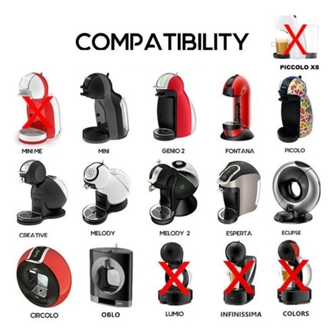 Kit Capsulas Dolce Gusto Acero Café Y Leche + Accesorios  7