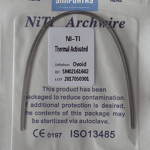Arcos Ortodoncia Termoactivados Rectangulares Santiago