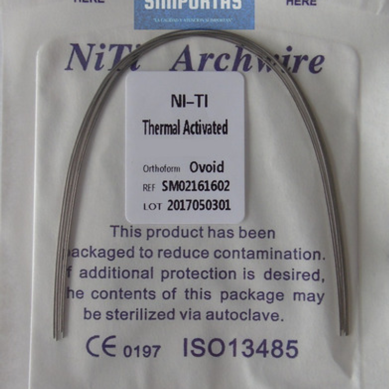 Arcos Ortodoncia Termoactivados Rectangulares Santiago 10