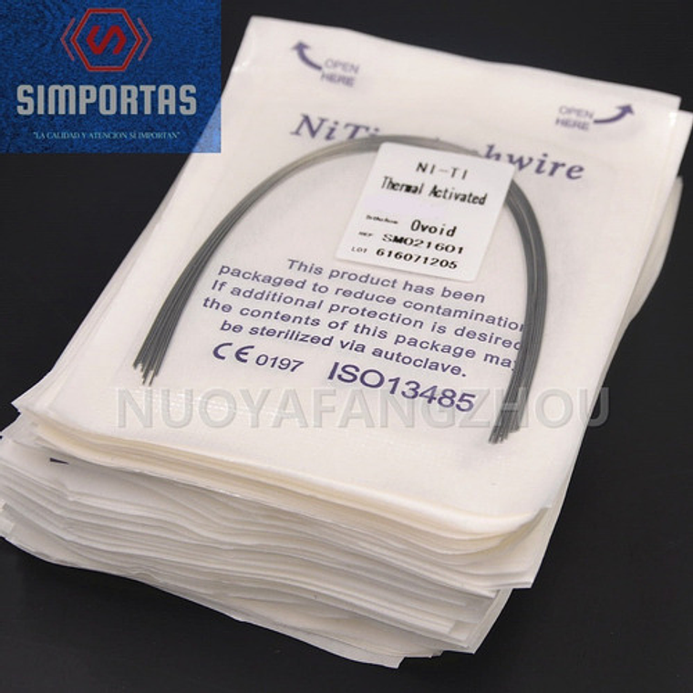 Arcos Ortodoncia Termoactivados Rectangulares Santiago 11