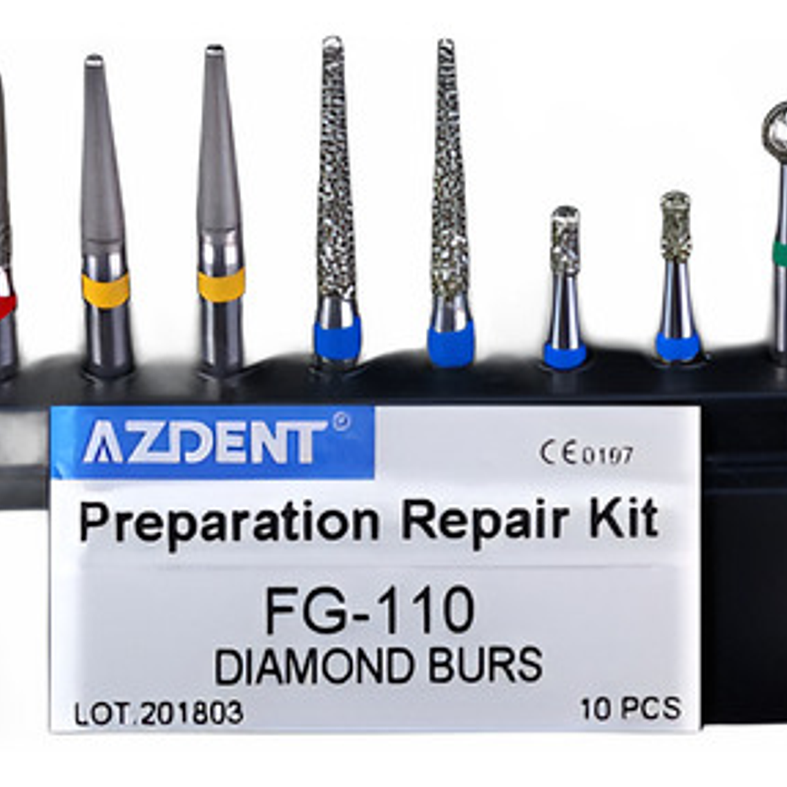 Fresas Piedras Odontología Set Preparación Operatoria 10u.  1