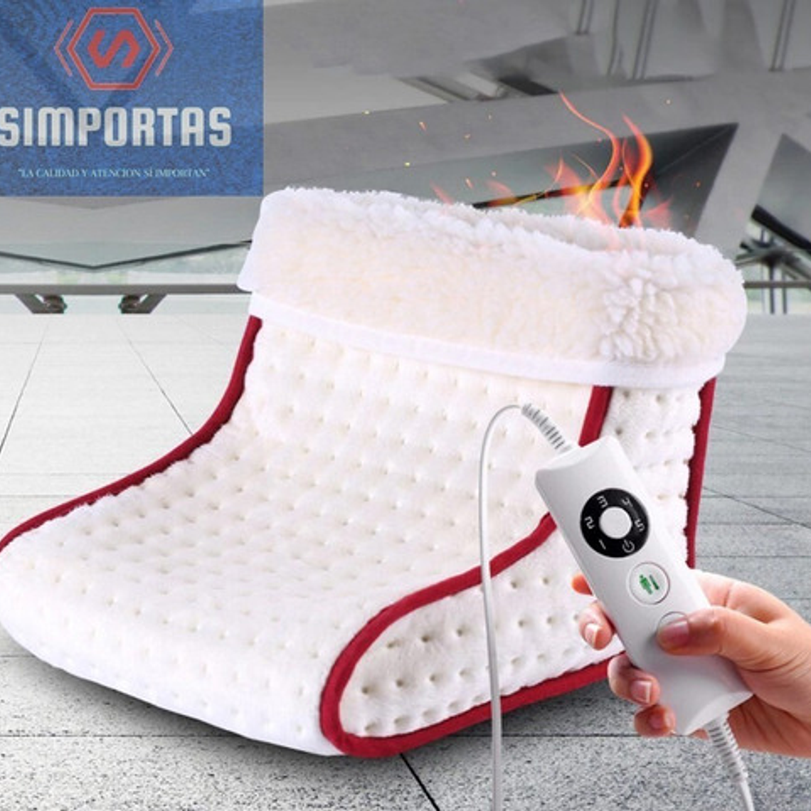 Calienta Pies Suave Para Adultos Calidad Santiago 2