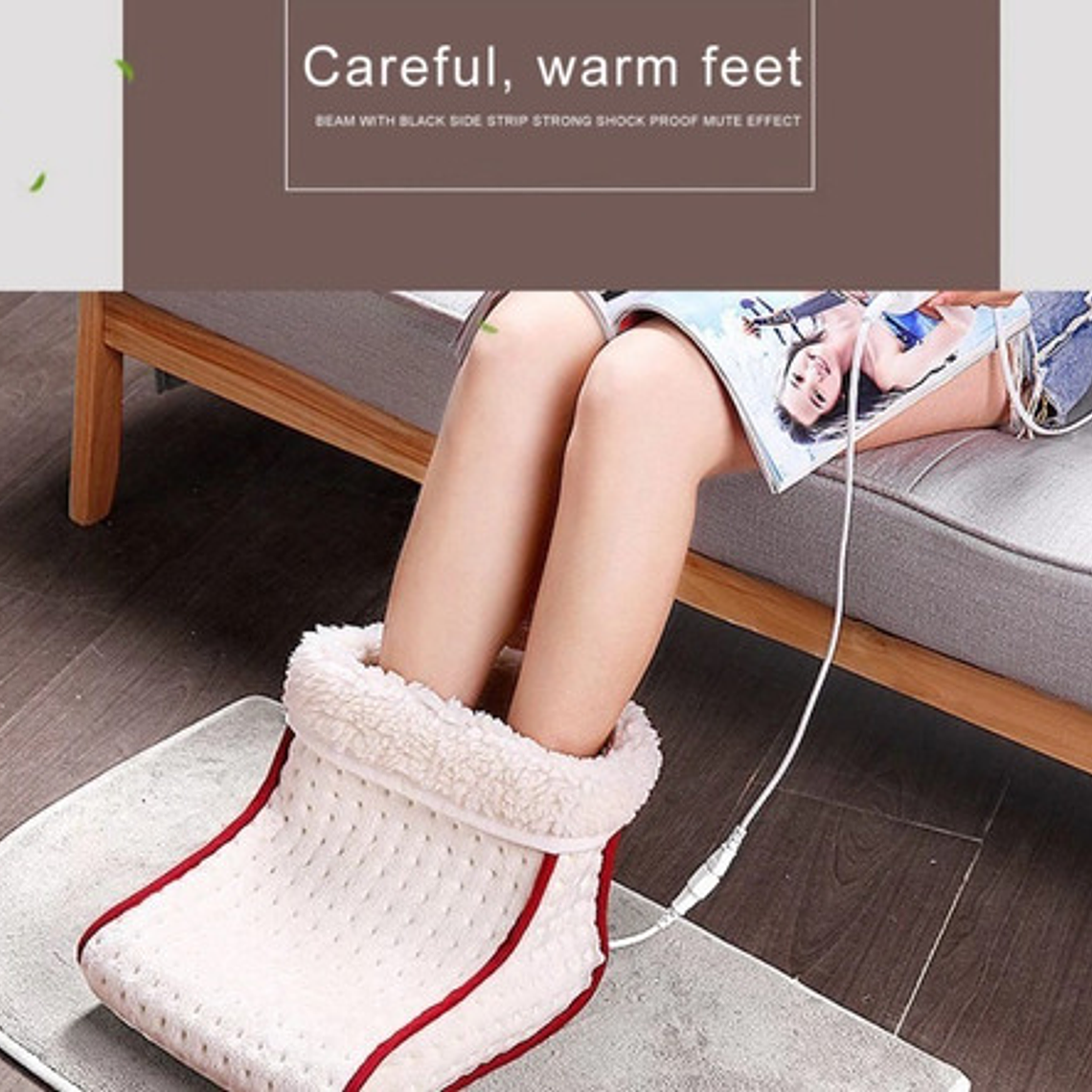 Calienta Pies Suave Para Adultos Calidad Santiago 3