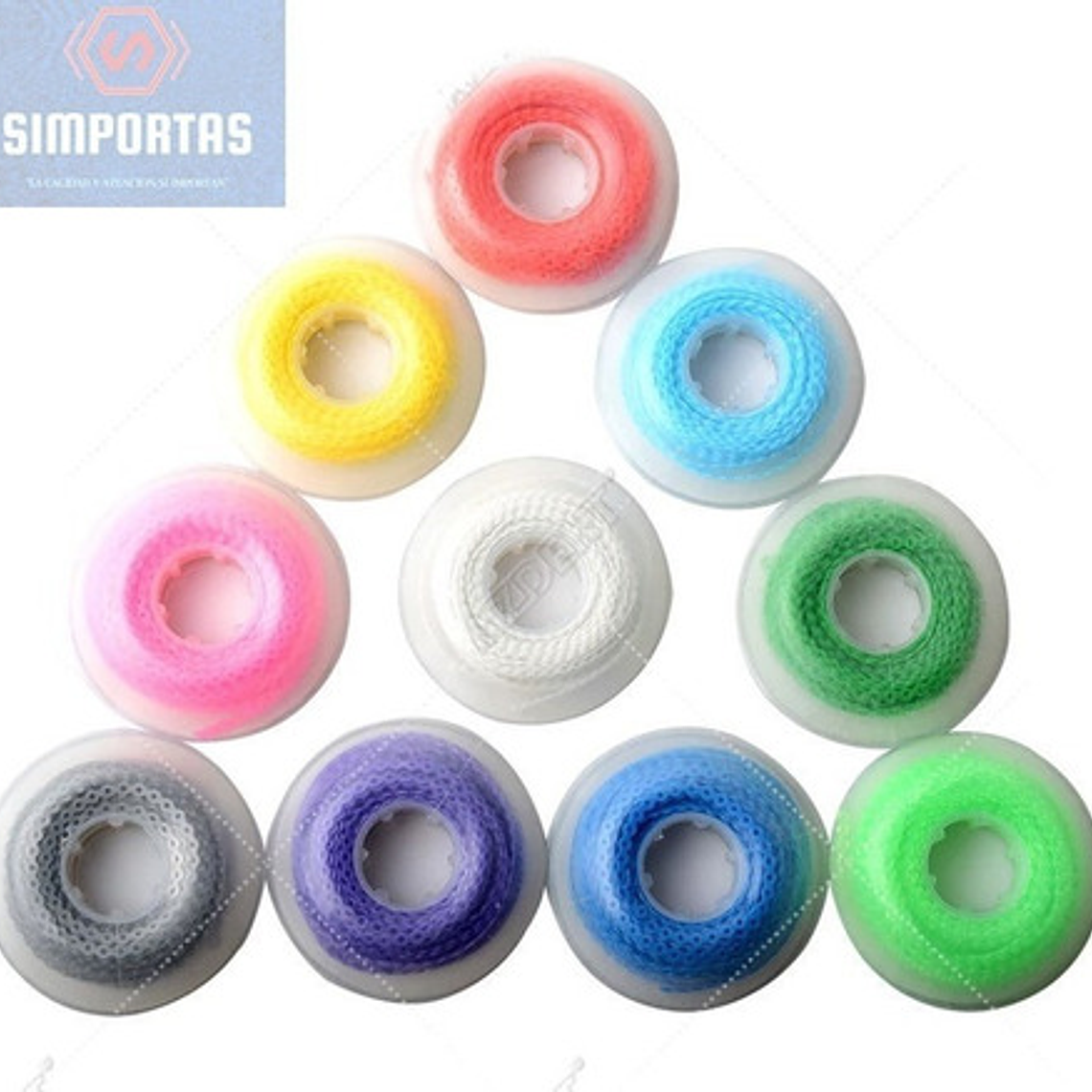 Cadeneta Elástica Ortodoncia Diversos Colores Cadena Stgo. 31