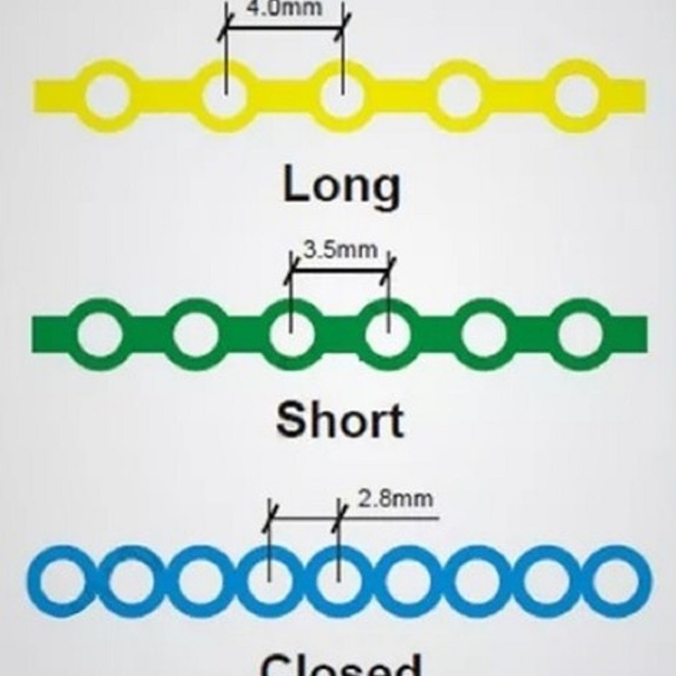 Cadeneta Elástica Ortodoncia Diversos Colores Cadena Stgo. 134
