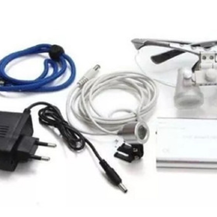 Lupas Binoculares Quirúrgicas 3.5 X 420 Luz Led Santiago 4