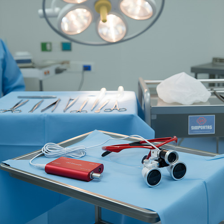 Lupas Binoculares Quirúrgicas 3.5 X 420 Luz Led Santiago 10