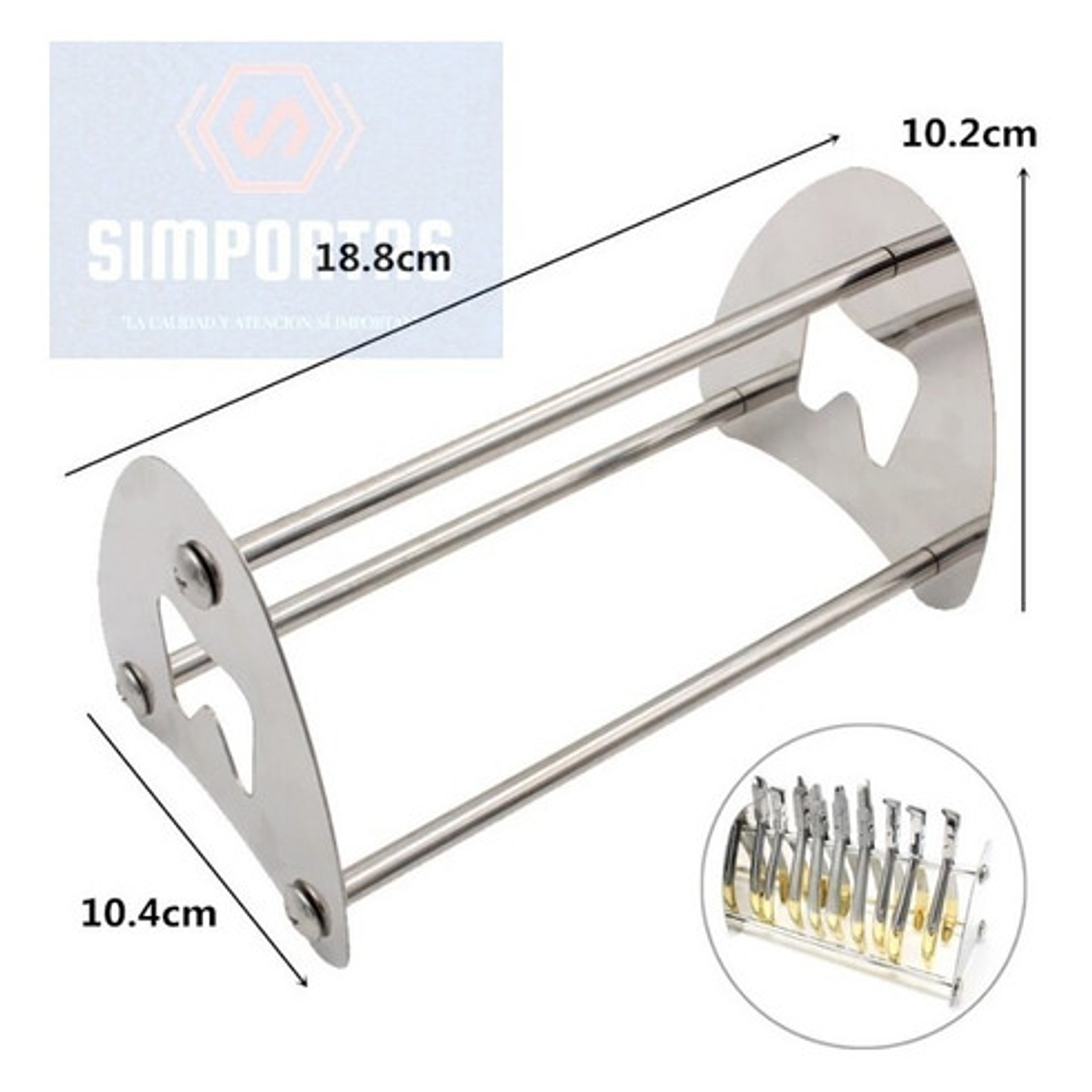 Atril Metálico Para Alicates De Ortodoncia Santiago 2