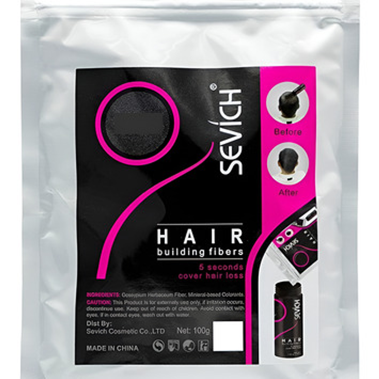 Toppik Recarga Pelo Polvo 100g No Nano Hair Fibras Santiago 15