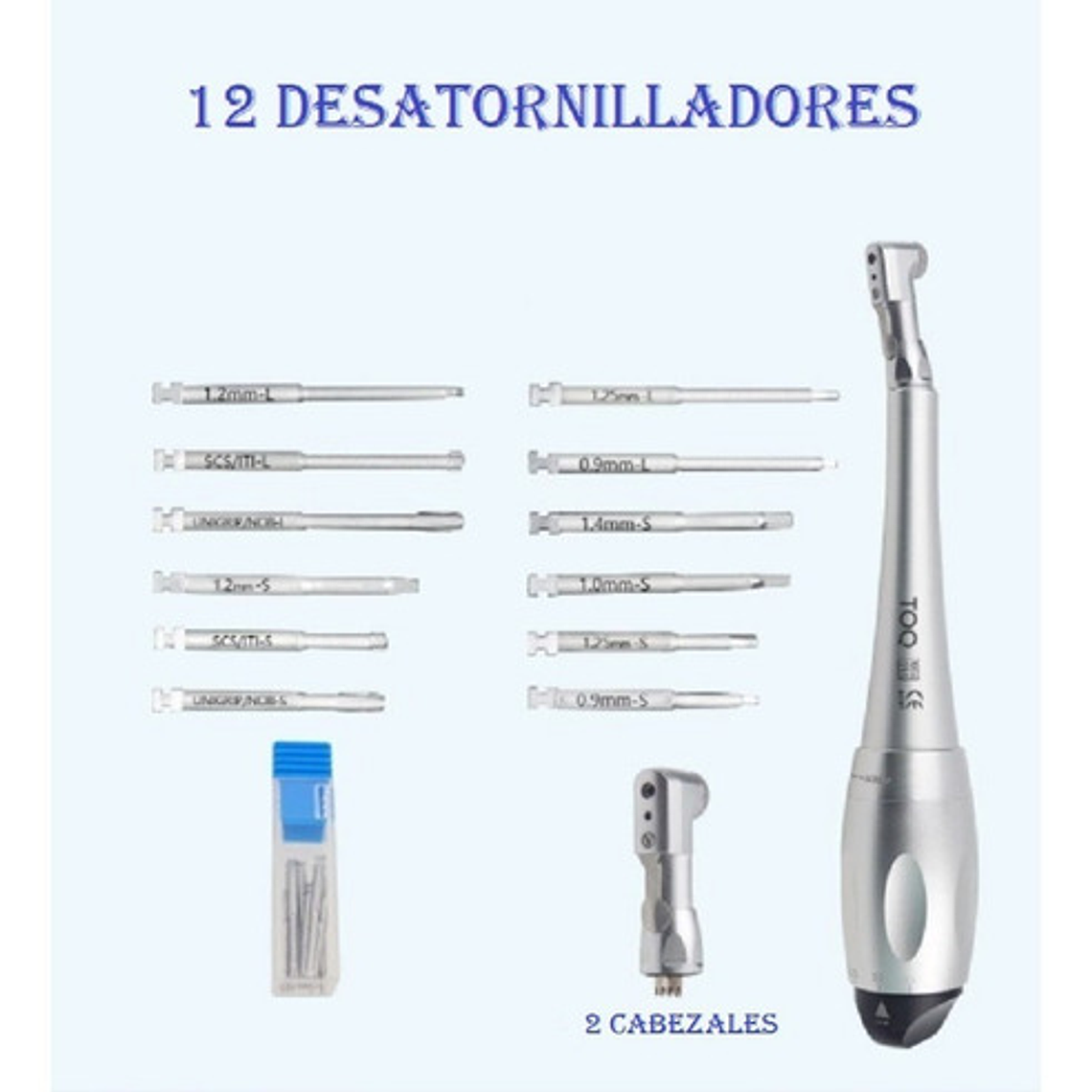 Llave Implantes Dentales Dinamométrica Con Maletín Santiago 6