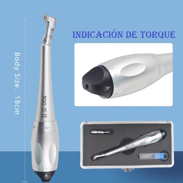 Llave Implantes Dentales Dinamométrica Con Maletín Santiago 7