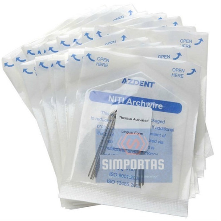 Arcos Niti Super Elástico Ortodoncia Linguales Santiago 16