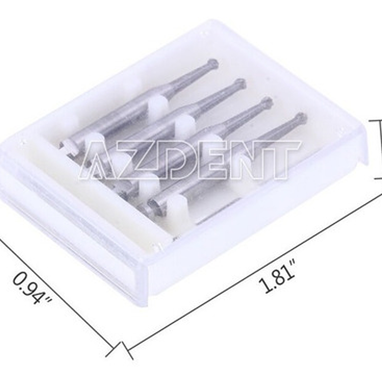 Fresas Carbide Baja Velocidad Odontología Set 5u Santiago 32