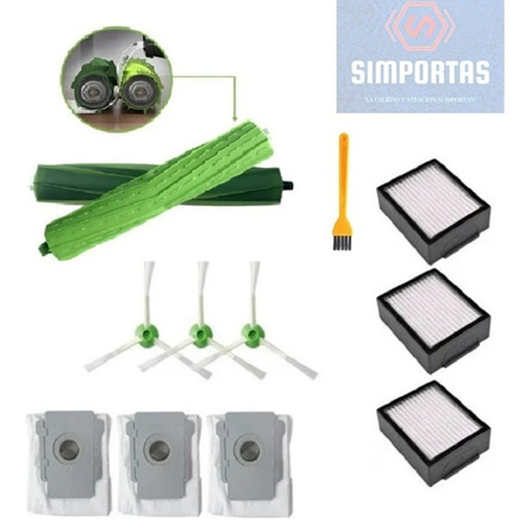 Set Xl Repuesto Bolsas Para Irobot Roomba I7+/i7 E5 E6 Stgo. 2