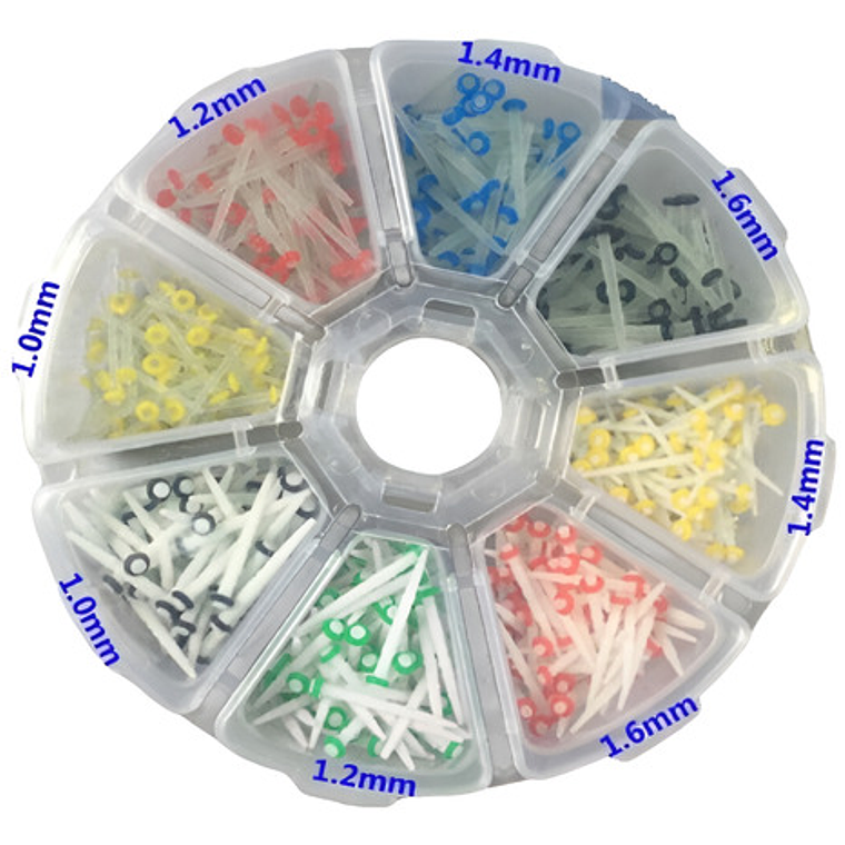 Set Xl Postes Fibra De Vidrio Dental 200u Rueda Santiago 1